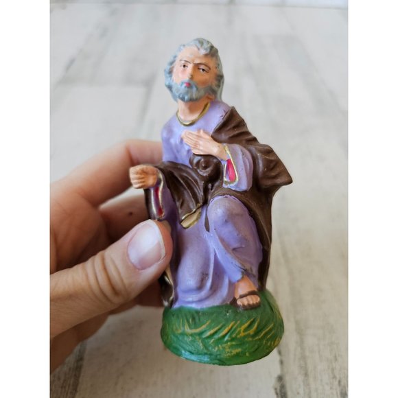 Vintage Shepherd West Germany nativity village Xmas - Picture 7 of 9